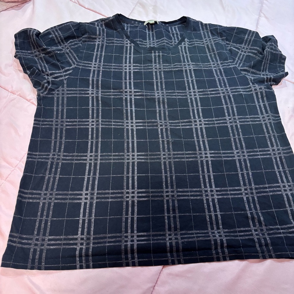 Burberry London nova check plaid Tshirt XL